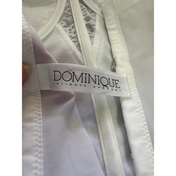 Dominique White Lace Corset Bustier Lingerie Strapless Bridal Wedding siz 32DD/E - Picture 12 of 14